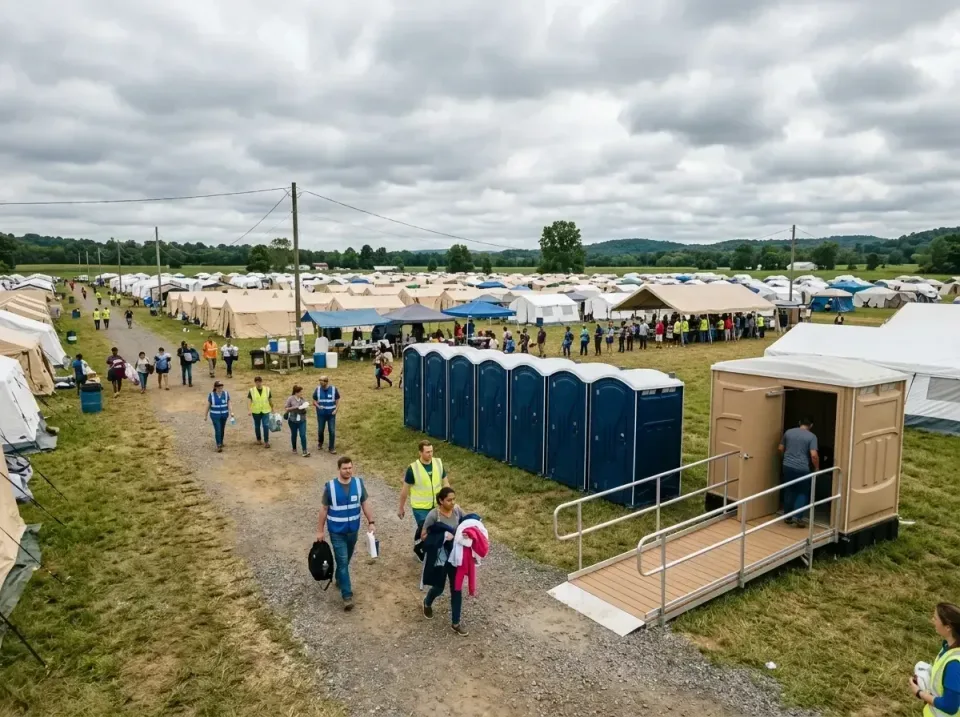 disaster-relief-camp-restrooms-010 — frequently asked questions, Dumpster & Portable Bathrooms Rental in Tiptonville, TN